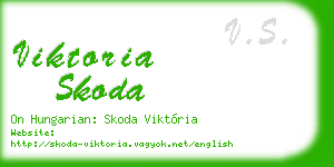 viktoria skoda business card