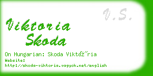 viktoria skoda business card